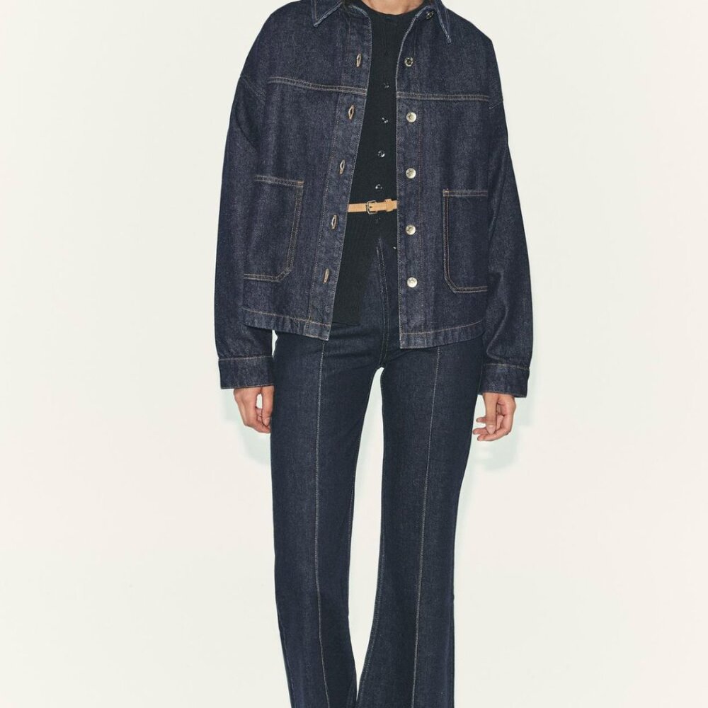 Zara "Z1975 High Rise Flare Jeans" - Size 28 (US 6)
